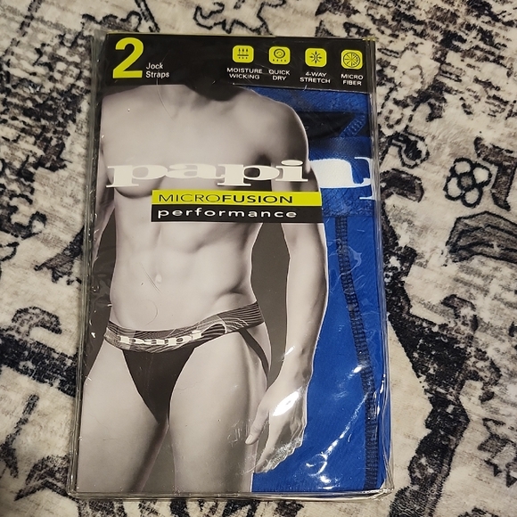 Papi Blue Microfusion Performance Jock Straps - Picture 1 of 3
